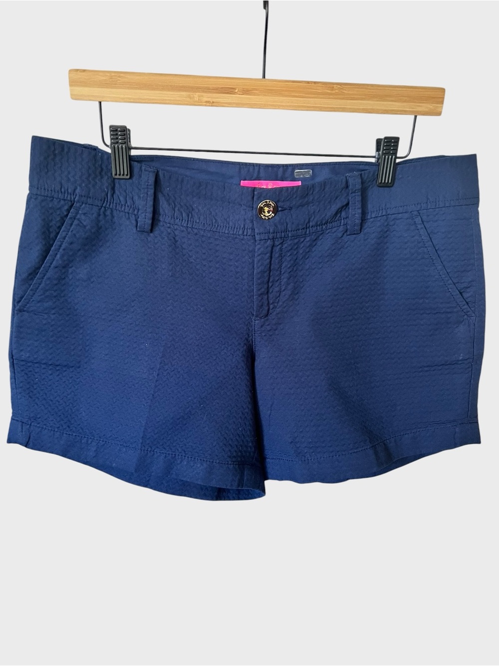 Lilly Pulitzer Women’s Callahan Navy Textured Shorts
